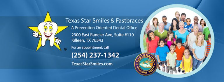 Texas Star Smiles & FastBraces - Dentist At 2300 E Rancier Ave Ste 110, Killeen, TX 76543 3 photo 0f6ac0c8 4c52 4de5 8b5a 75beedbb817d 768x284