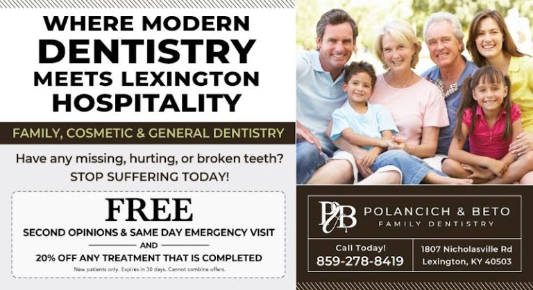 Polancich & Beto Family Dentistry - Dentist At 1807 Nicholasville Rd, Lexington, KY 40503 3 photo b0580b9d f905 47e8 885a f237e7cda8de 768x419