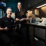 Professional portrait of Dr. Molly Karmazin and Dr. Corey Karmazin