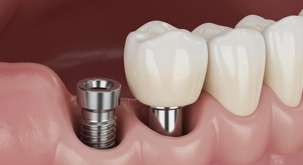 Dental Implants provide a permanent, stable replacement for missing teeth.