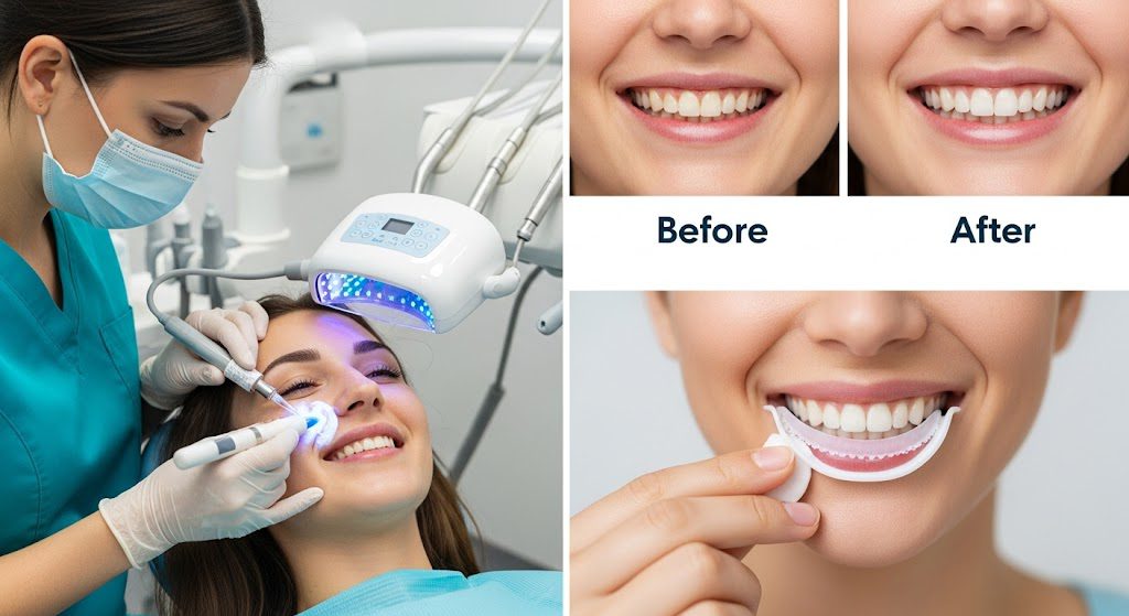Teeth Whitening Purpose Is To lighten teeth and remove stains and discoloration.